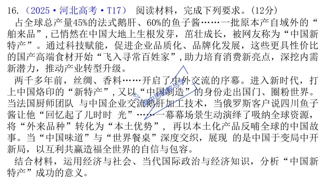 高考政治主观题答题模板与经典高考真题解析可视化--选必一《当代国际政治与经济》部分 第71张