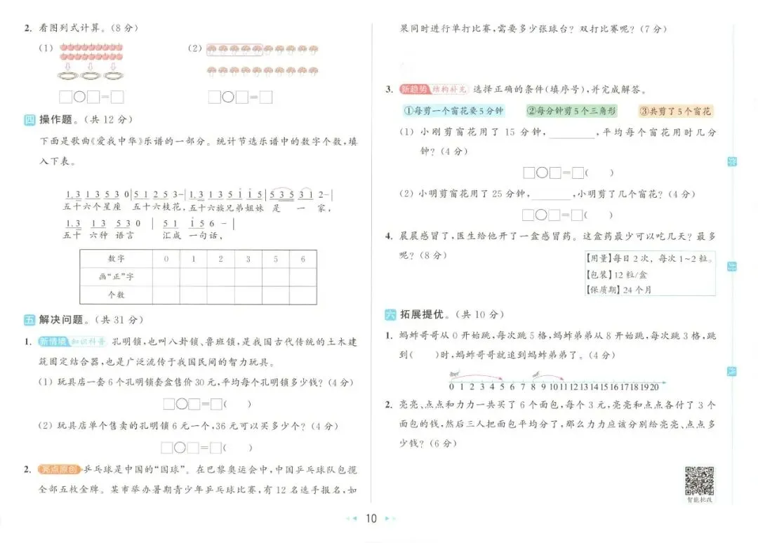 《亮点给力大试卷》人教版数学23456年级下册 第21张