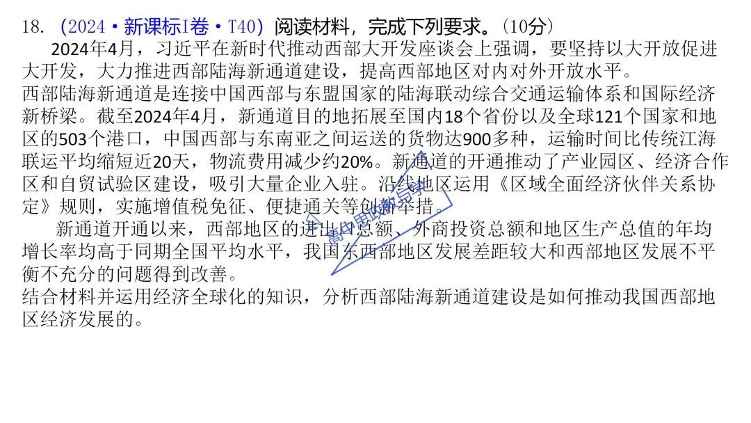 高考政治主观题答题模板与经典高考真题解析可视化--选必一《当代国际政治与经济》部分 第81张