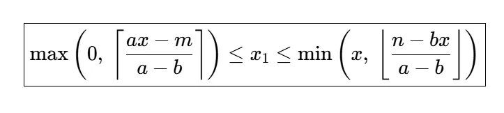 经典难题真题-思路讲解之【二分+不等式(算法+数学)】示例:GESP C++ 5级 P13013 奖品兑换 第4张