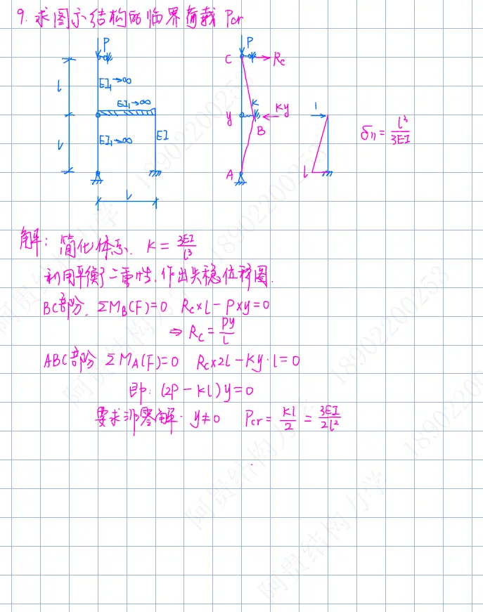 北京工业大学2026年结构力学考研真题及答案 第10张