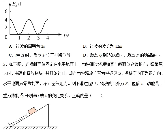 2026高三优质模拟卷--广东深圳市高三下学期第一次调研考试物理 第3张