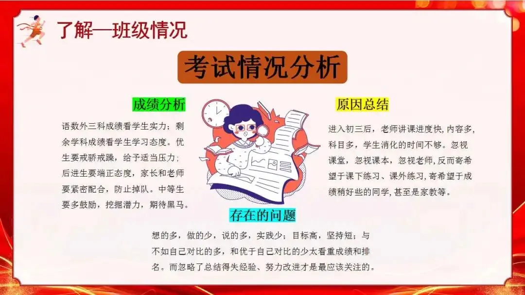 初三(九年级)中考冲刺家长会ppt:家校携手 ,决胜中考!(含发言稿) 第6张