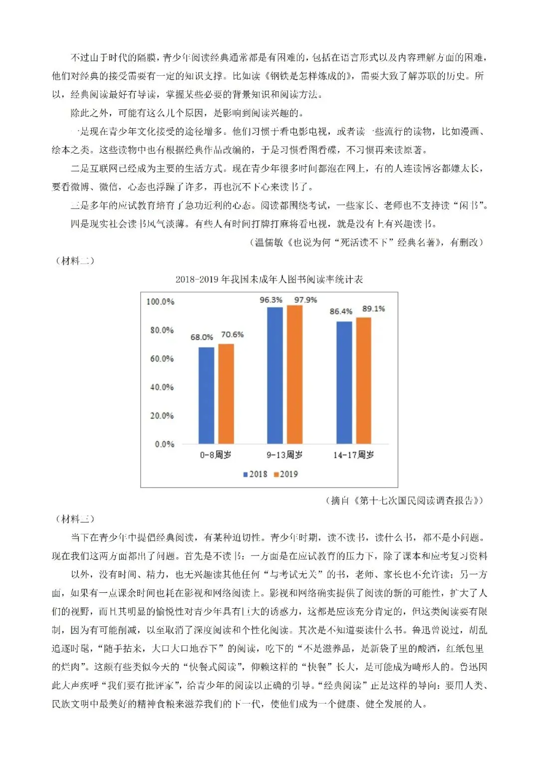 七下语文月考、期中、期末试卷6月月考试卷 第4张