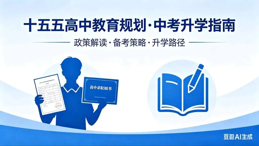 别等孩子初三才慌!十五五高中规划出炉,中考录取率大变!家长提前3年为孩子谋划稳赢(最后附25年来数据大比对) 第1张