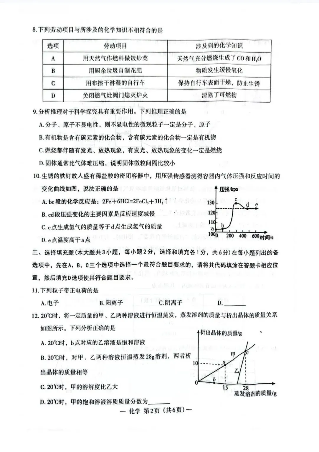 [初三一模]26年南昌初三一模全科真题试卷来袭! 第5张