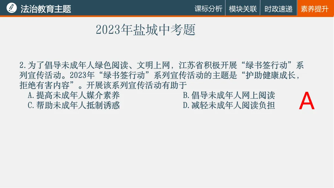 诗性课堂|法治教育主题(2026年中考复习04) 第23张