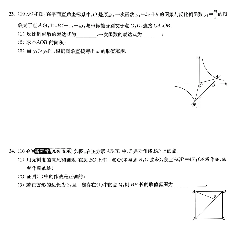 2026《初中数学•亮点给力大试卷》八下(SK) 第12张
