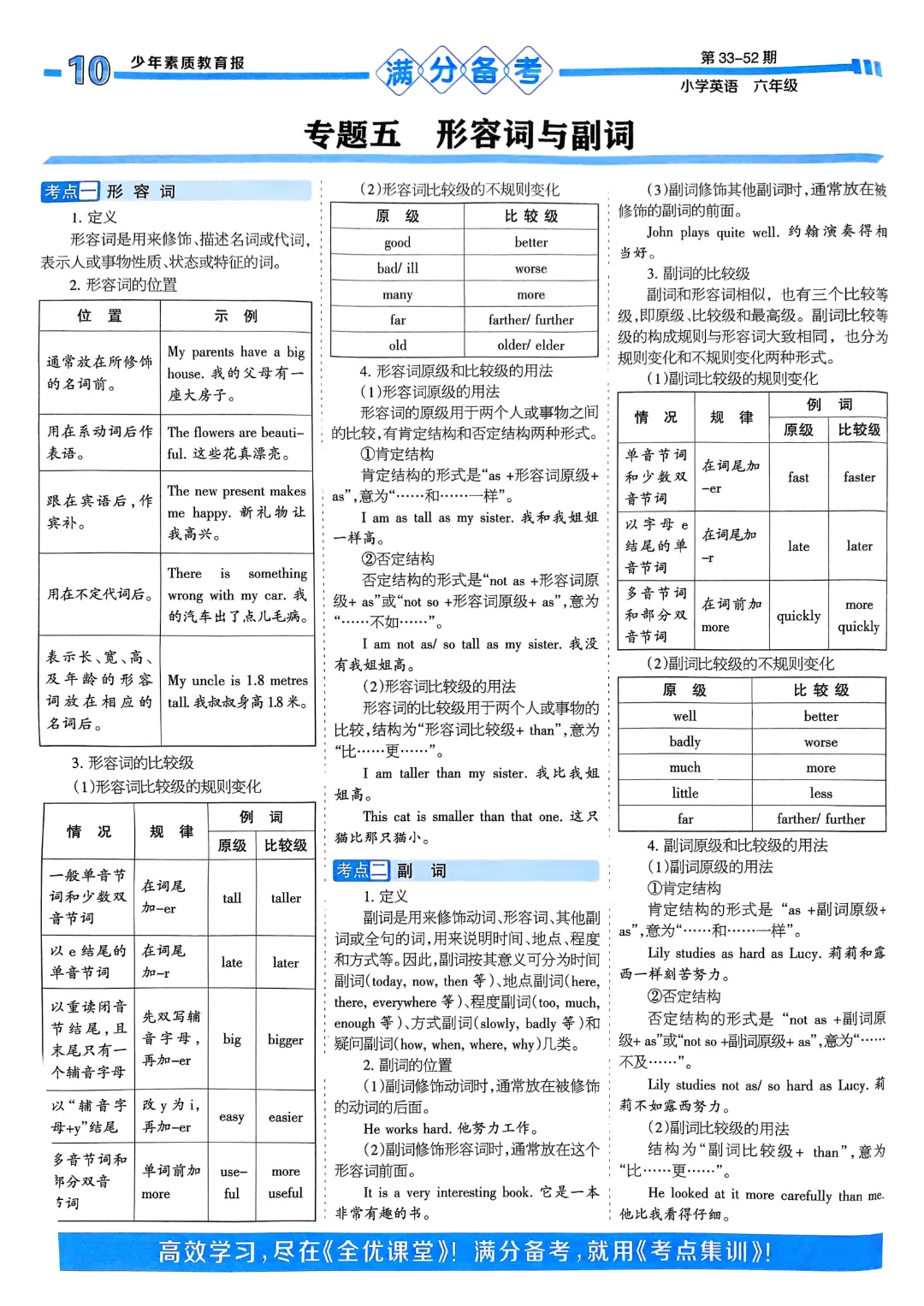 【小升初】六年级下册英语(全套模拟试卷+专题试卷)78页,完整电子版可打印 第9张