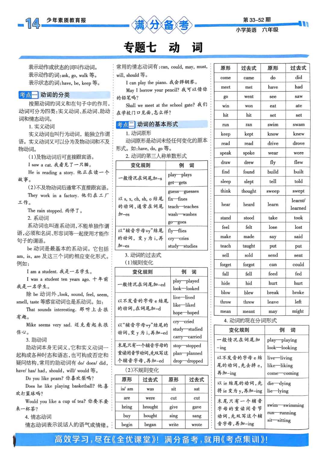 【小升初】六年级下册英语(全套模拟试卷+专题试卷)78页,完整电子版可打印 第11张