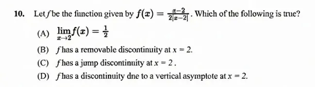 AP微积分BC第一章关键考点与典型真题解析 第39张