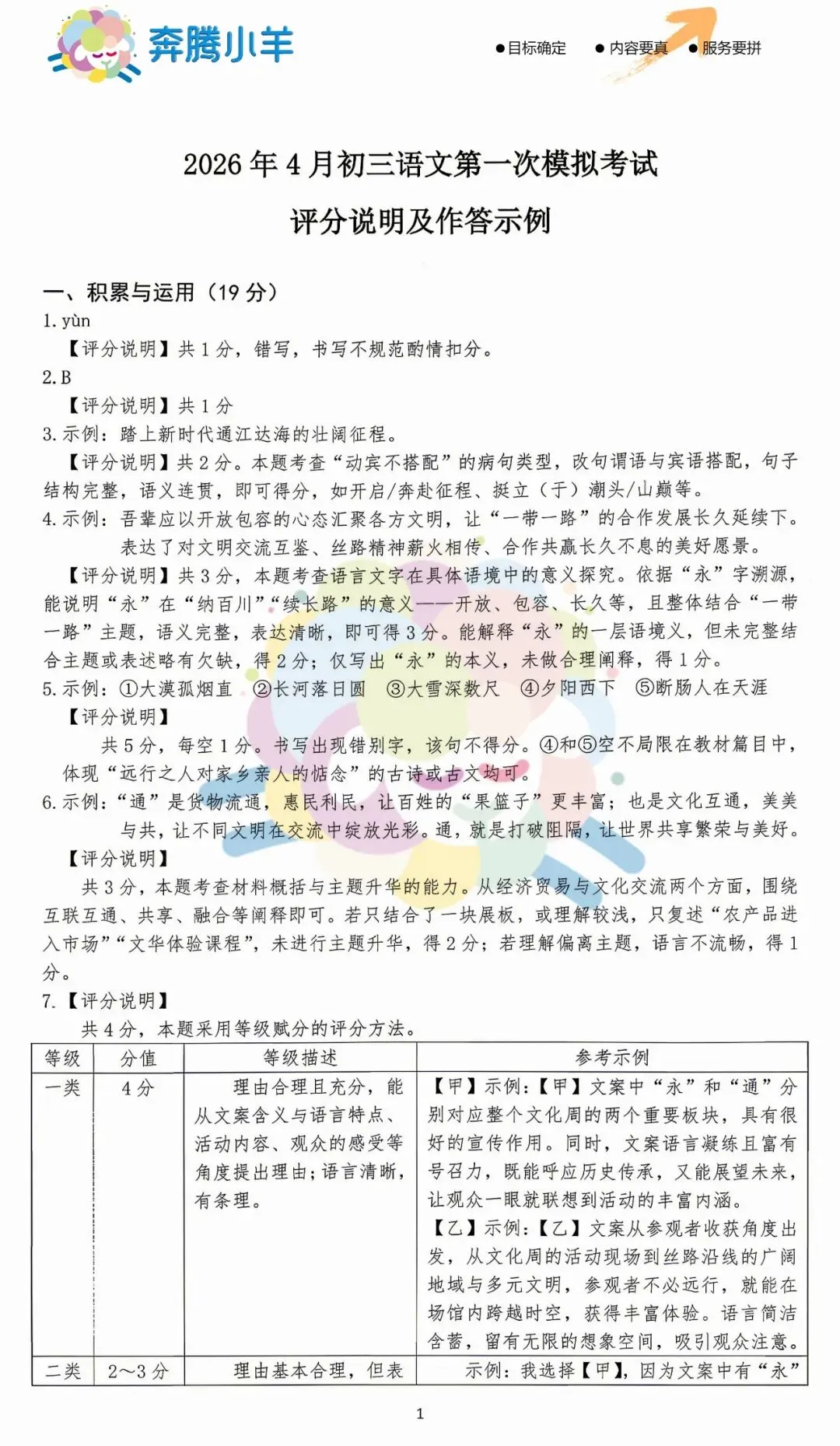 2026呼和浩特市初三一模试卷-语文(含参考答案) 第9张