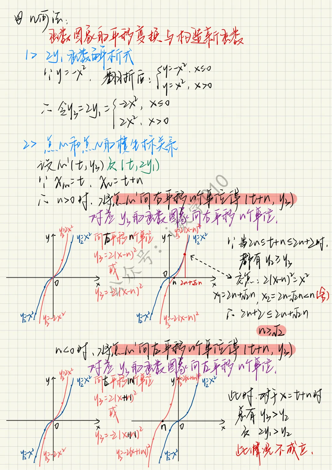 26.4初三零模真题二次函数综合题型分类与解析 第42张