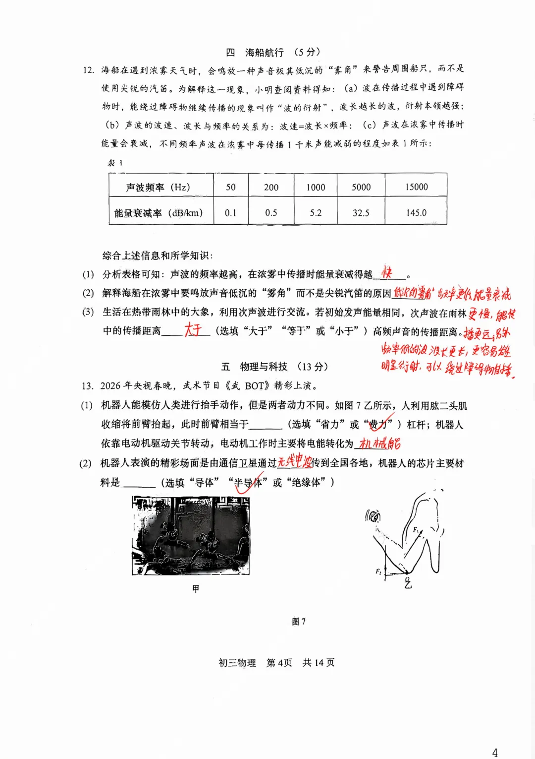 中考 | 2026届松江初三二模试卷分享,7科全! 第46张