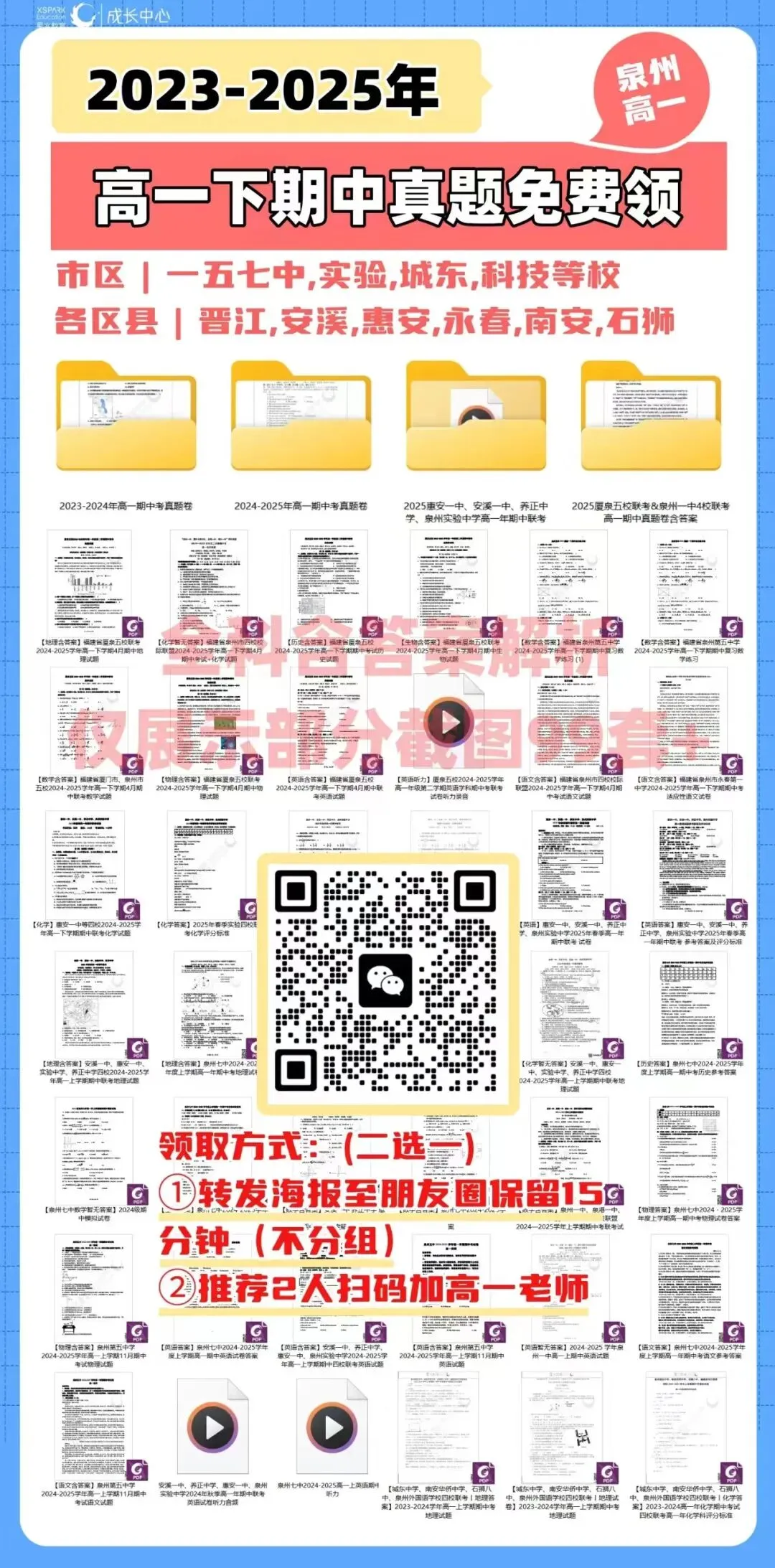 一中/五中/实验多校近三年高一期中真题卷! 第18张