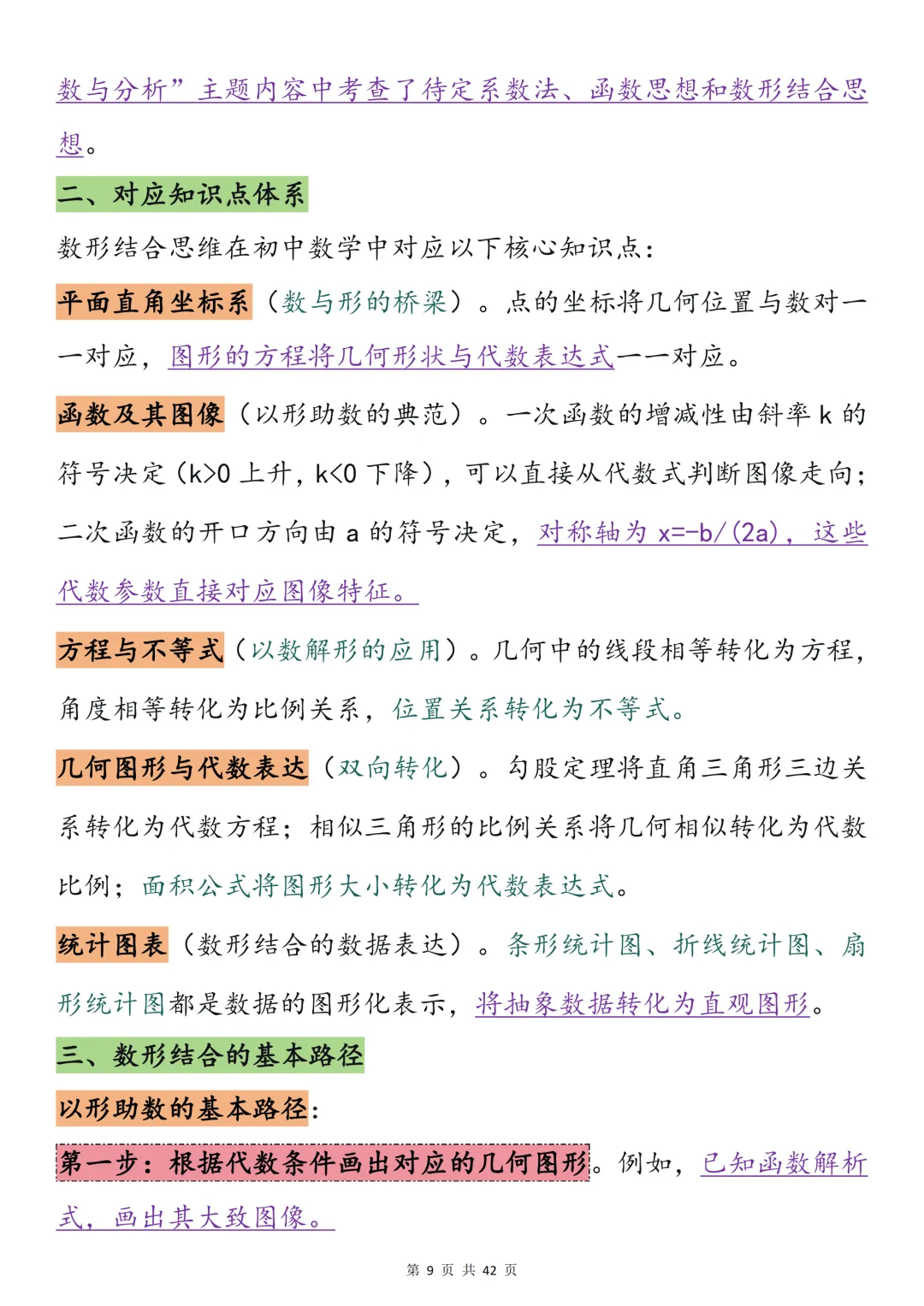 2026中考数学必背【七大核心数学思维模式】,可打印 快收藏 第9张