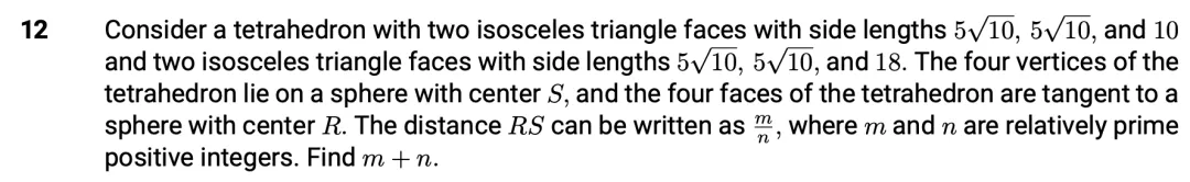 AIME每日真题第一百二十七期:2026年2卷第12题 第3张