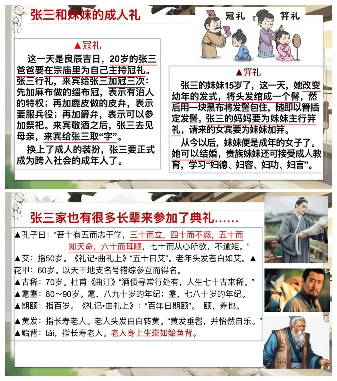 中考传统文化常识复习这样讲太赞了! 第4张