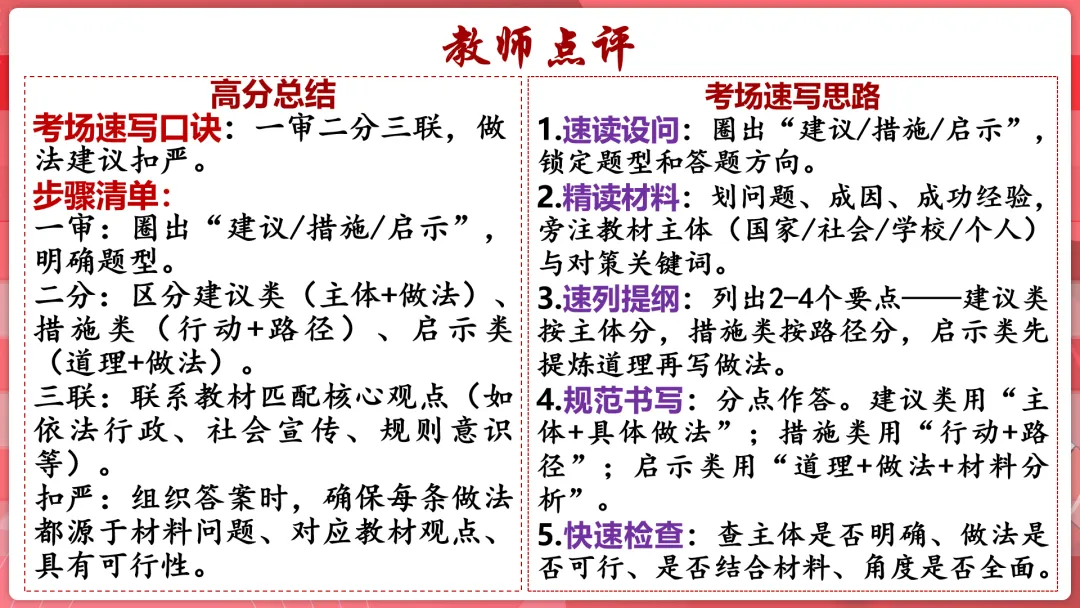 26届中考二轮复习 | 破题攻略五:措施建议类题目! 第21张