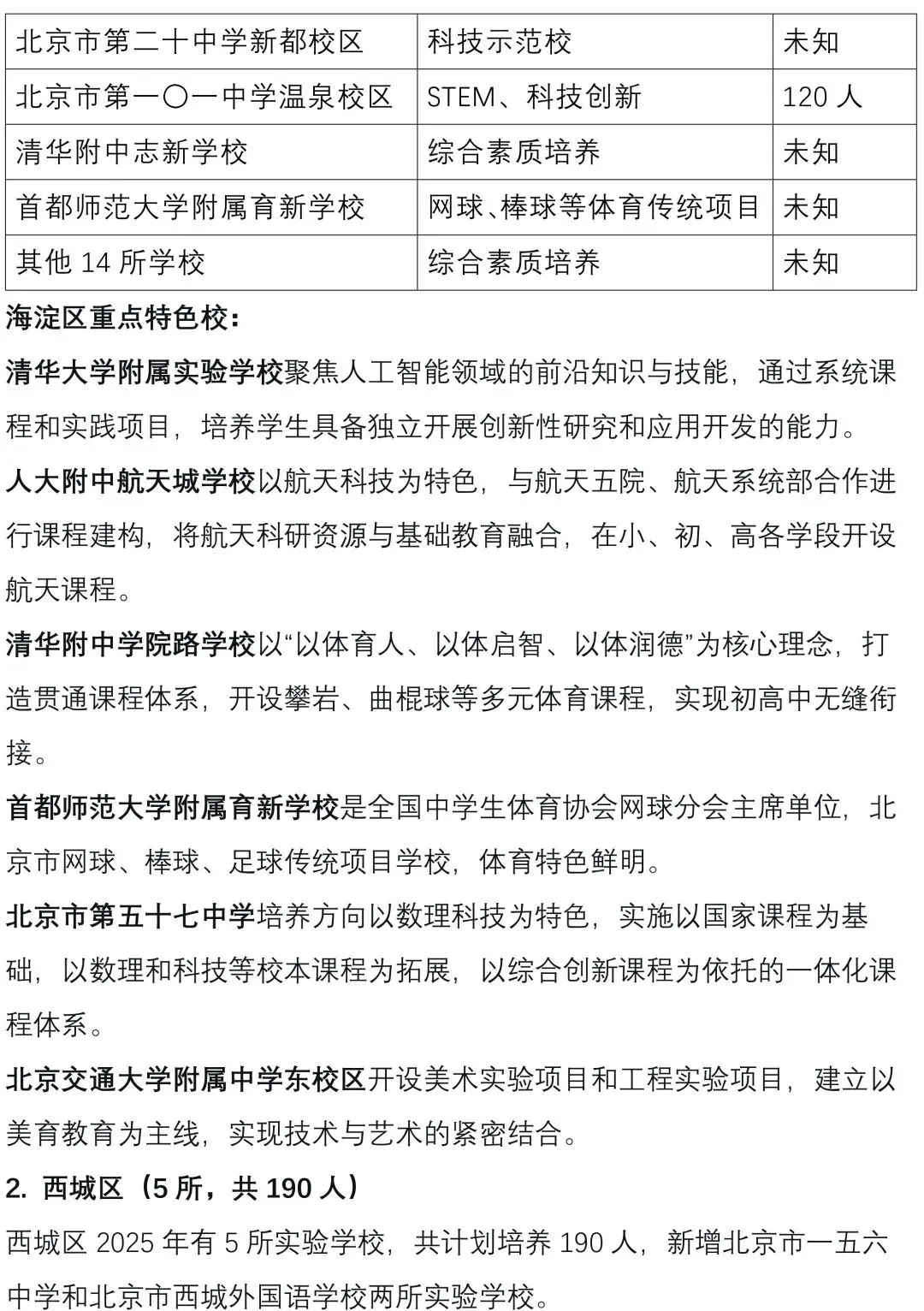 中考关注 || 2026北京“1+3”项目深度解读:免中考直升,规模破9000人,初二家长抓紧准备! 第7张