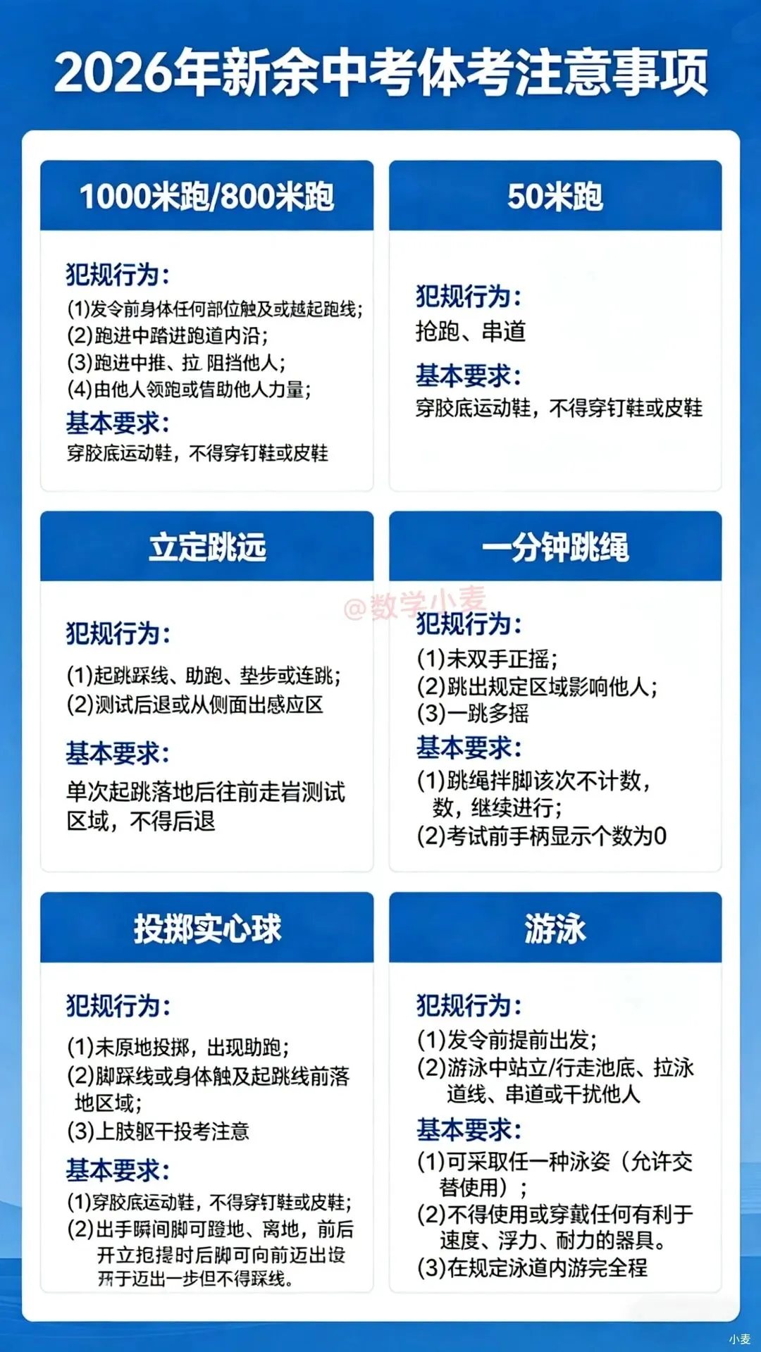 2026新余中考体育全攻略!项目、满分标准、避坑指南一文看懂 第2张