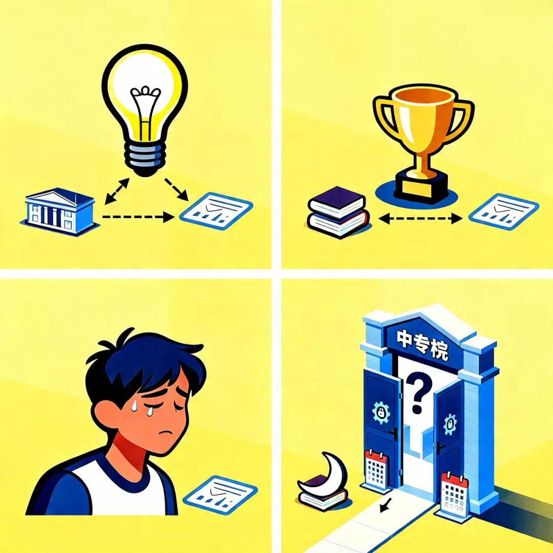 中考400分,距普高线113分:这5条通道比＂硬挤高中＂更现实 第12张