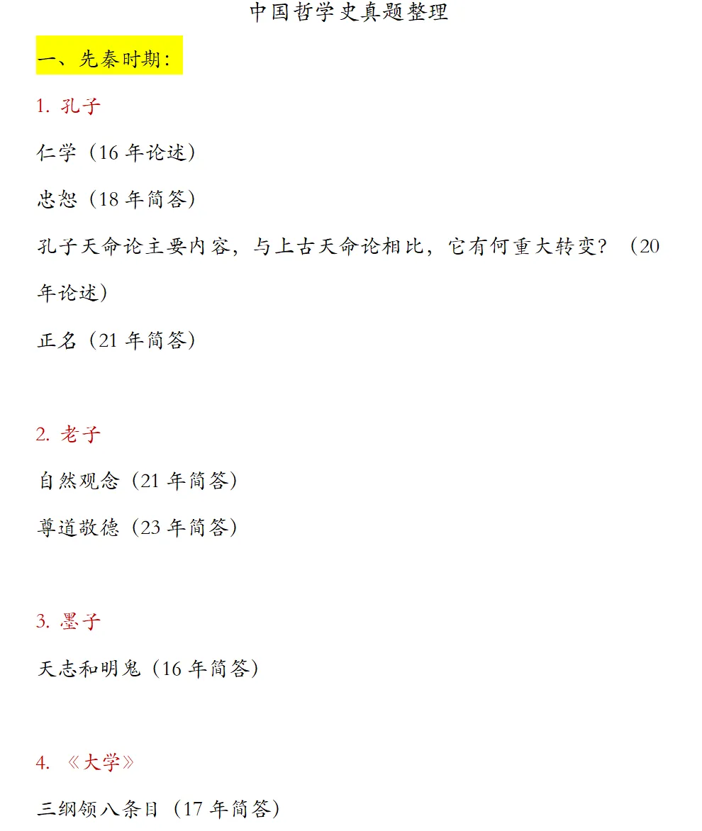 西安电子科技大学哲学考研历年真题:2016-2026 第4张