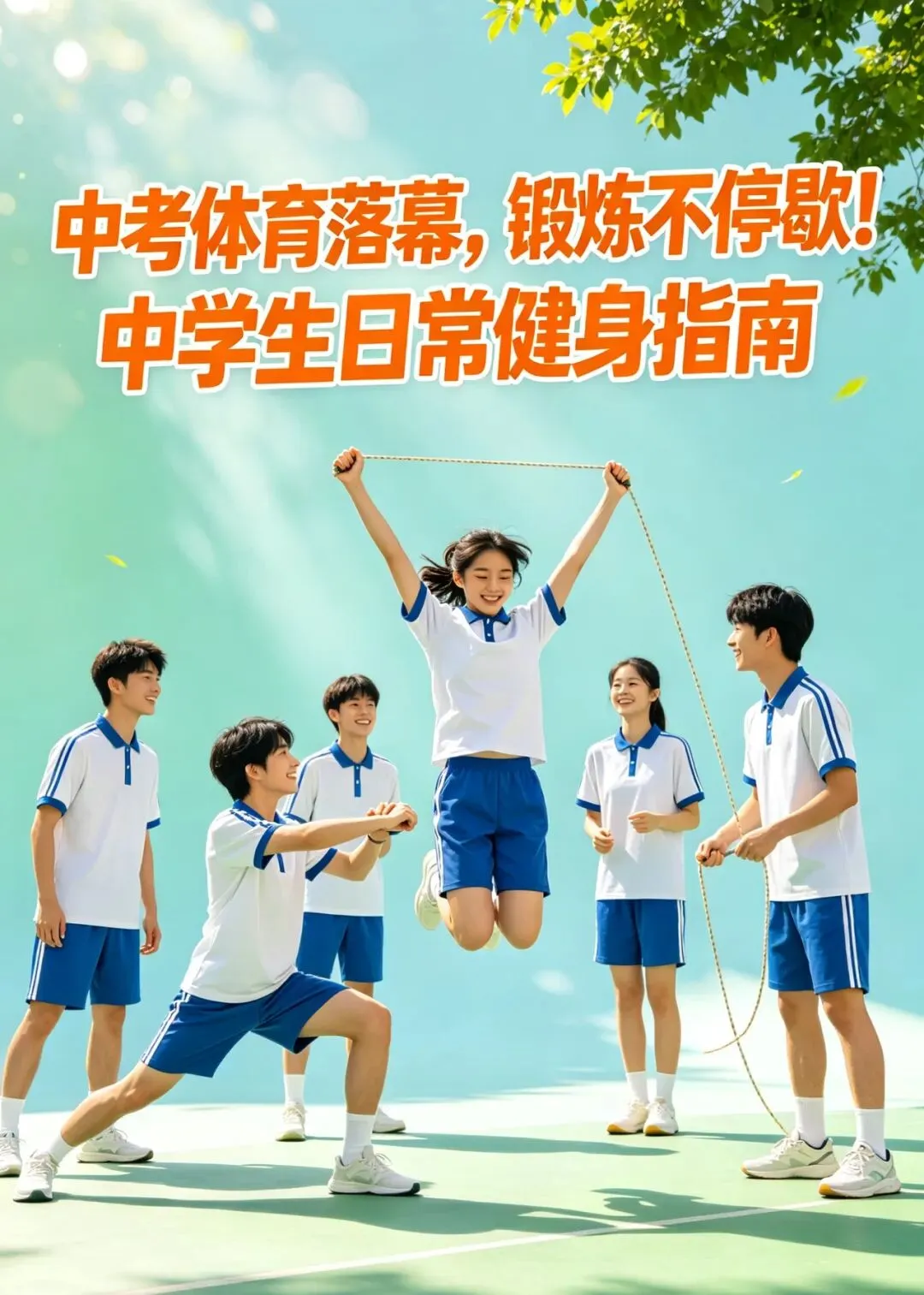 中考体育落幕,锻炼不停歇!中学生日常健身指南请查收 第1张