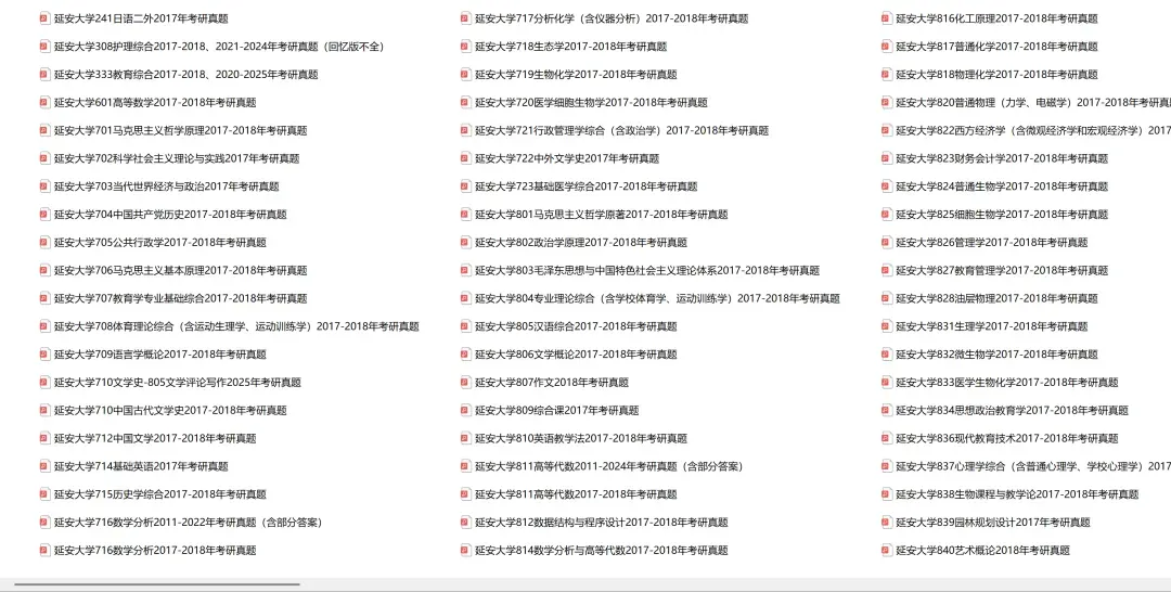 延安大学考研专业课历年真题汇总(含2026真题) 第2张