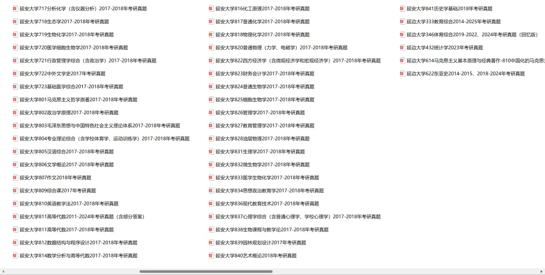 延安大学考研专业课历年真题汇总(含2026真题) 第3张