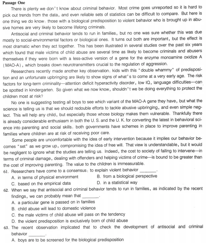 考博英语真题:2013-61~65(阅读理解) 第2张