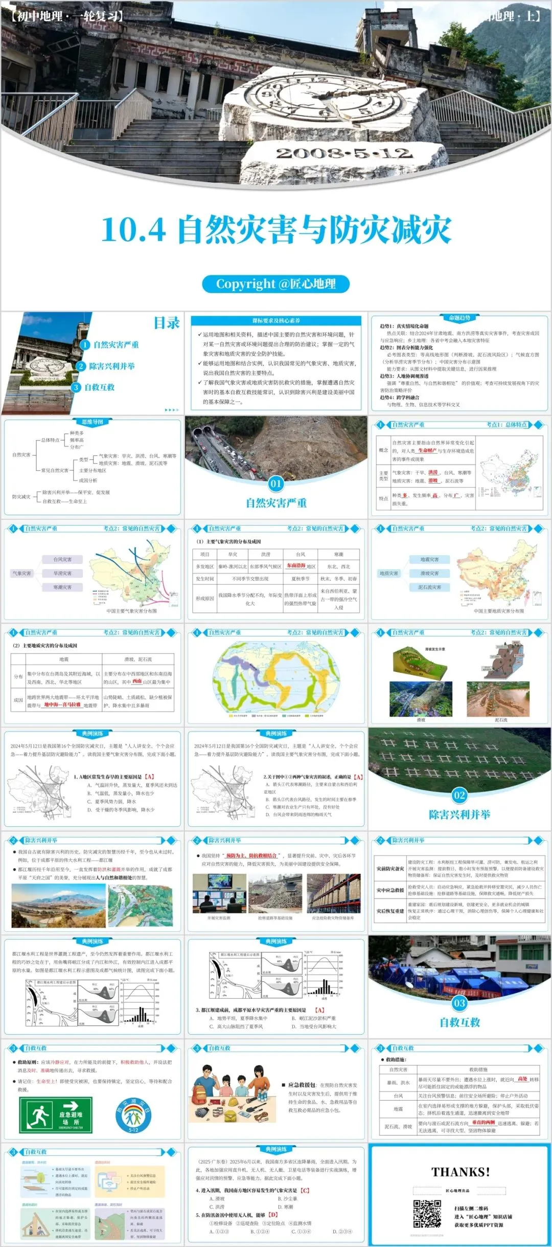 新教材 | 中考一轮复习·自然灾害与防灾减灾(课件+导学单+练习题) 第5张