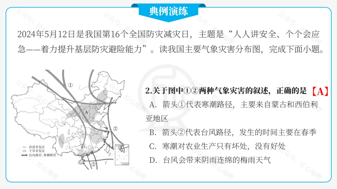 新教材 | 中考一轮复习·自然灾害与防灾减灾(课件+导学单+练习题) 第29张