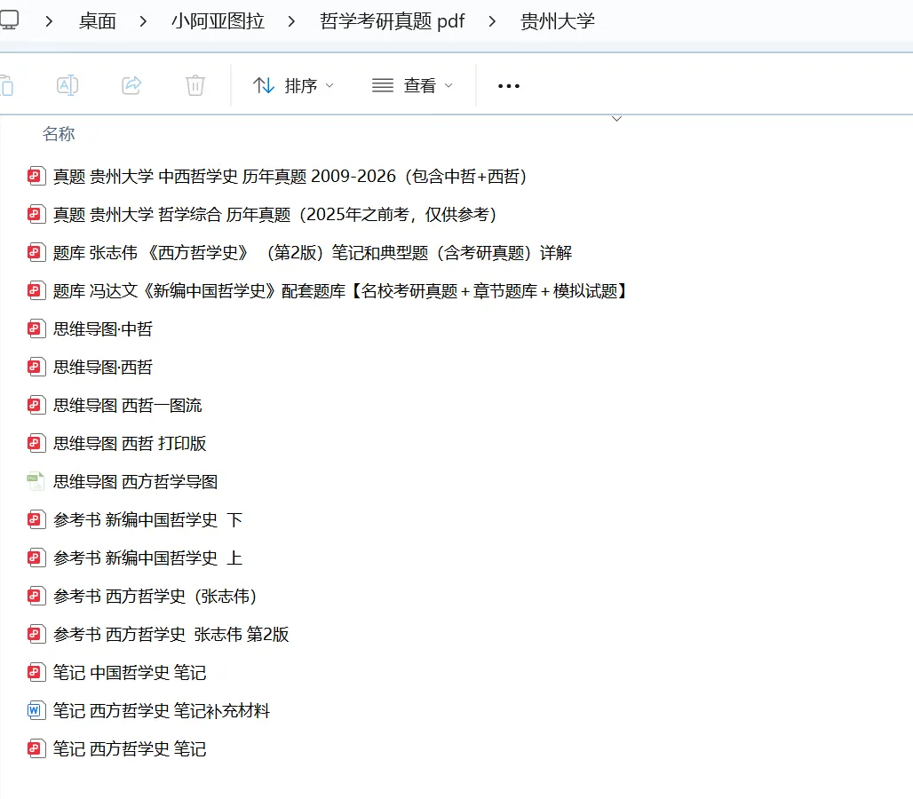 贵州大学哲学考研历年真题:2009-2026 第12张