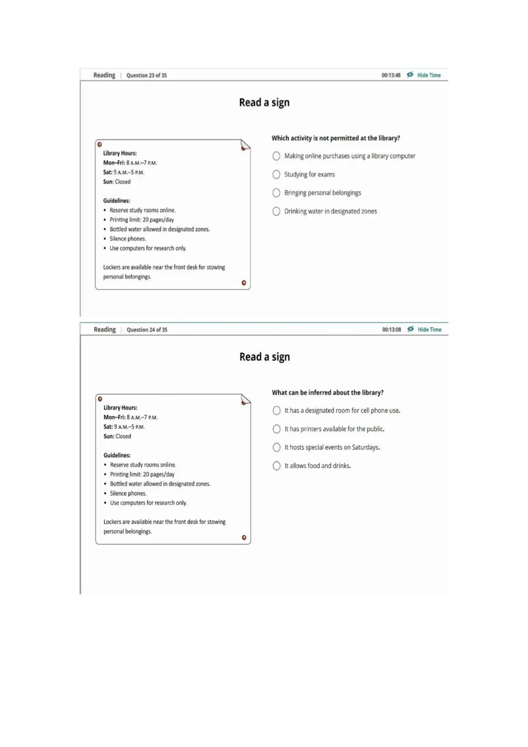 新托福第040套20260401真题(图片版) 第3张