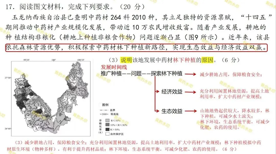 惠州市2026届高三模拟考试地理(惠一模)大题 第3张