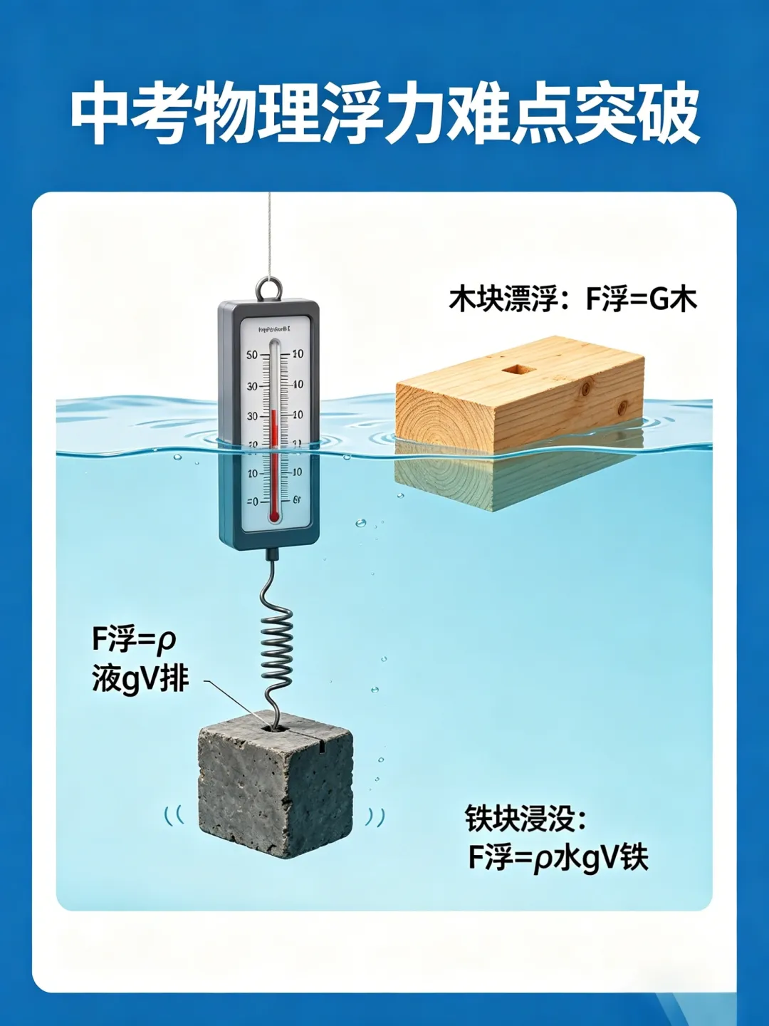 【中考物理专题】中考物理浮力计算难点突破 第1张