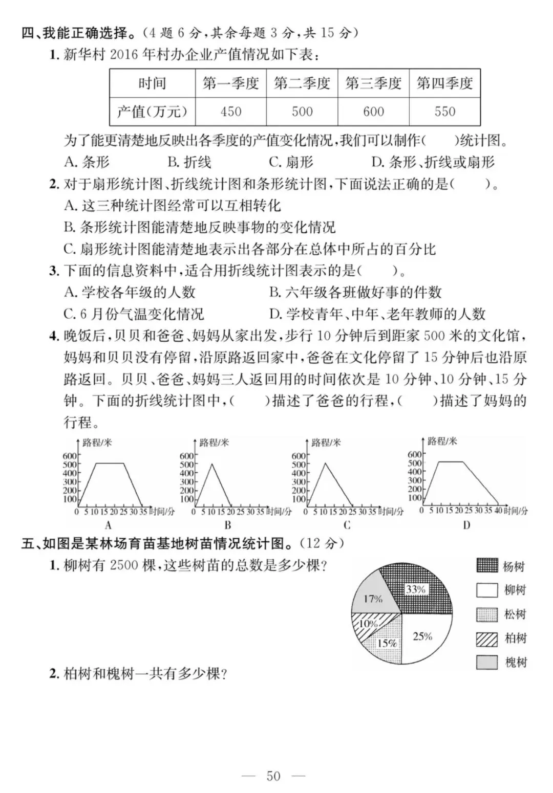青岛版二下数学-课程探究大试卷 第49张