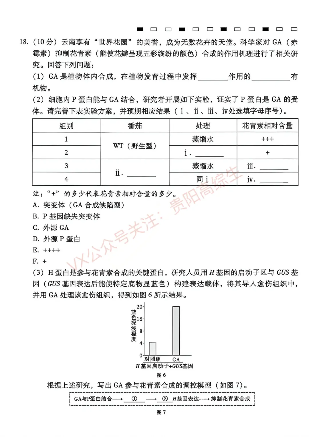2026届 3+3+3名校联盟高三4月模拟考试卷&答案 汇总 第103张