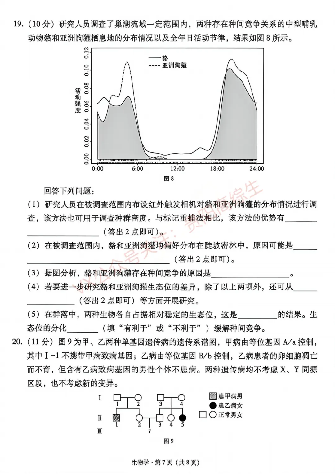 2026届 3+3+3名校联盟高三4月模拟考试卷&答案 汇总 第104张