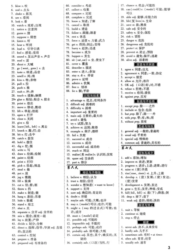中考新大纲初中英语1600词来了~中英互译单词表+默写本+音频,背完考试不愁! 第4张