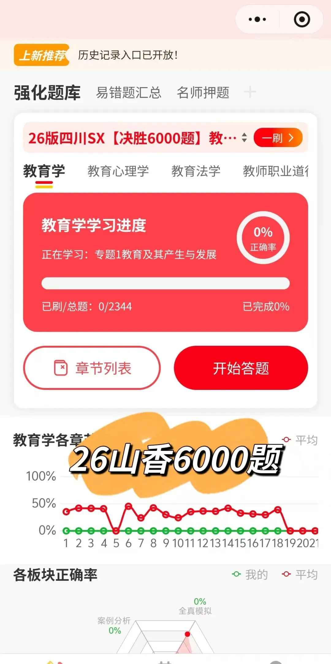 26SX广东教招真题60套(教招刷题小程序,4.18有更新) 第7张