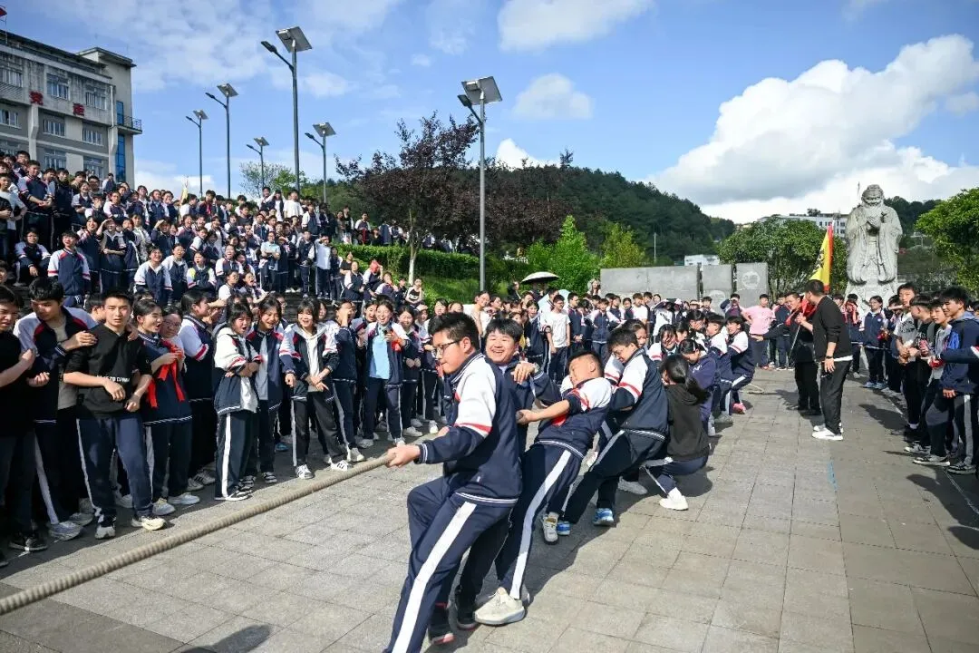 开阳五中:书香润桃李 誓师赴中考 第5张