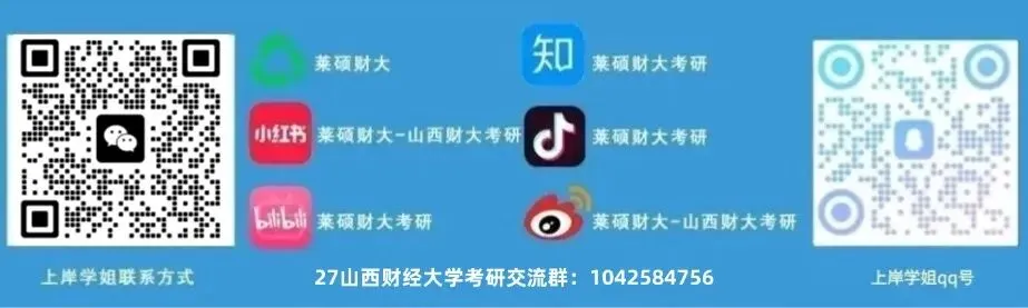 27山西财考研必看:背诵提分资料+历年真题 +群内答疑全安排! 第11张