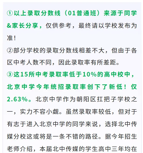 录取率<10%!北京这几所热门高中,中考竞争白热化 第7张