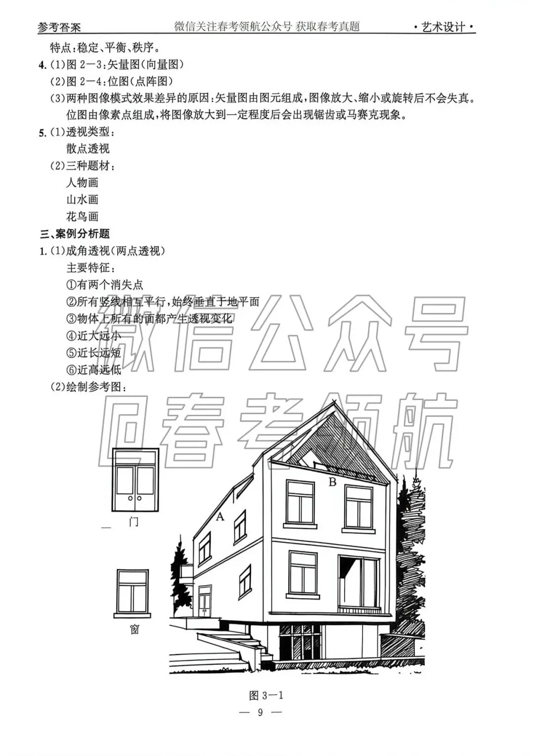 【最新】25年春考艺术设计考试真题(含答案) 第13张