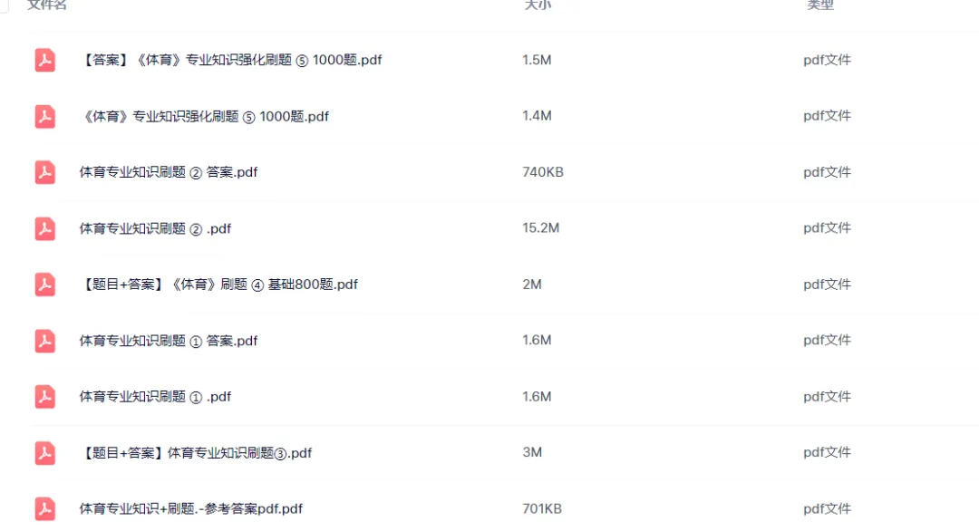 26-贵州特岗《体育》真题参考+高频考点笔记+1000刷题+八套模拟卷! 第5张