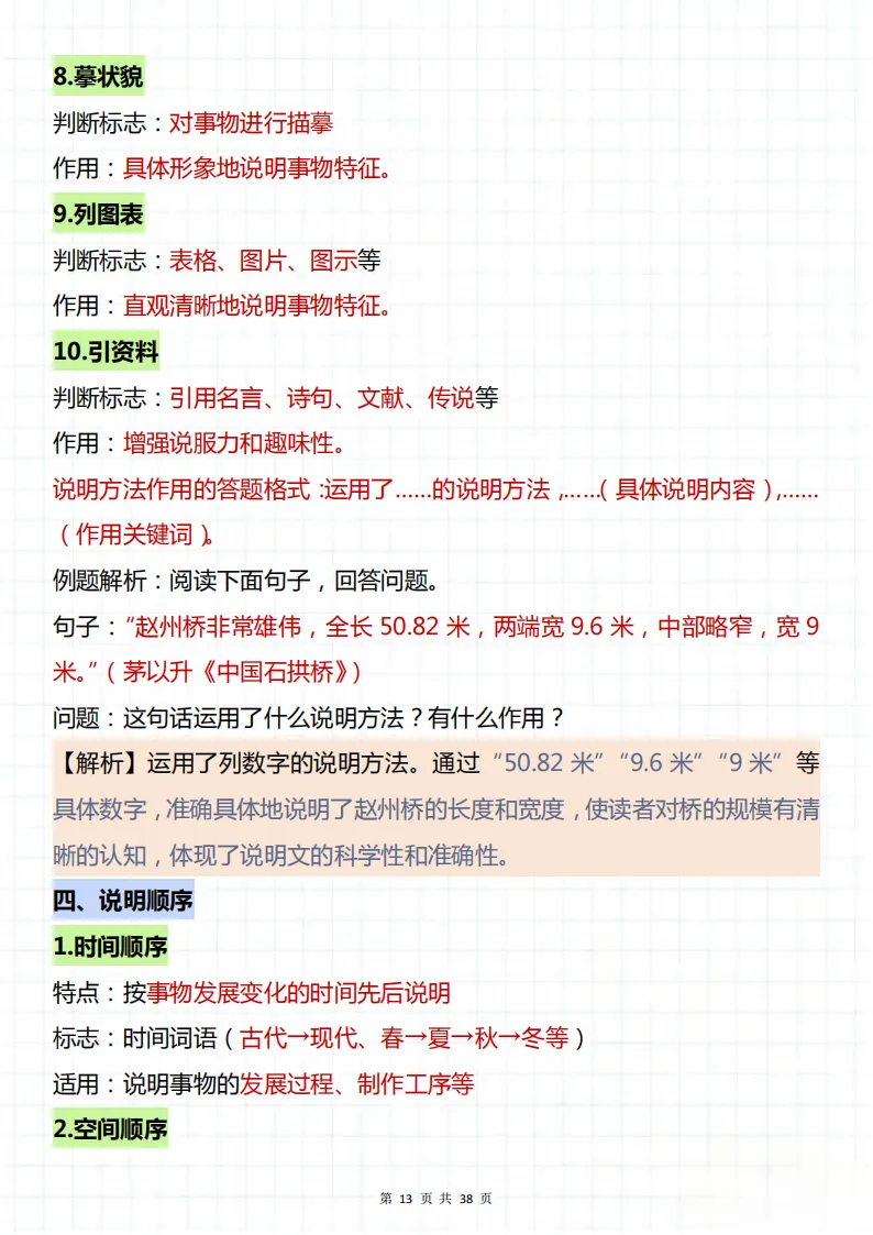 中考语文阅读理解必考重点知识点解析!重点全总结!突然觉得阅读理解没那么难了! 第13张