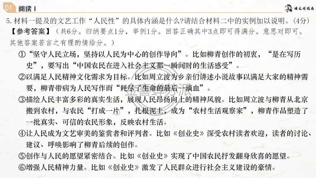 【0418】济南市2026届高三第二次模拟考试语文试题评讲课件(070期) 第33张