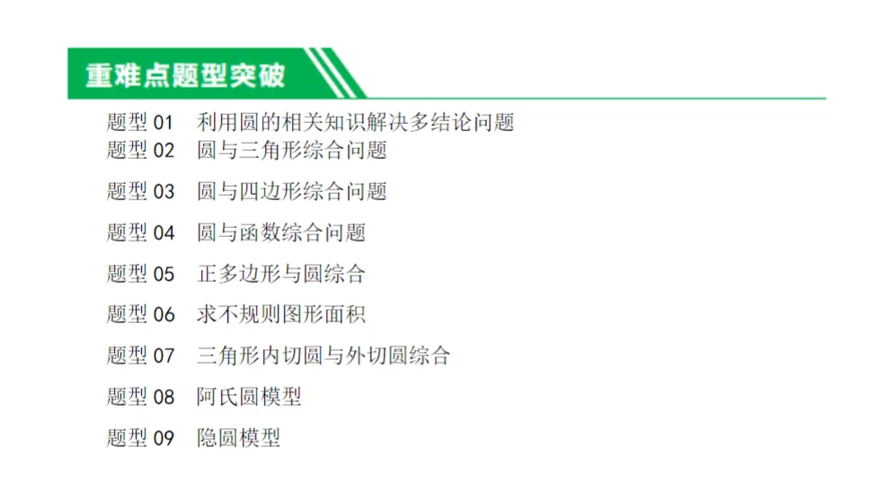 2026《中考数学·与圆有关的压轴题》9种题型(学生版) 第2张